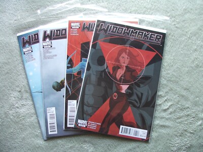 Marvel Comics Widowmaker Limited Series Lot of 4 books. 1-4 Black Widow