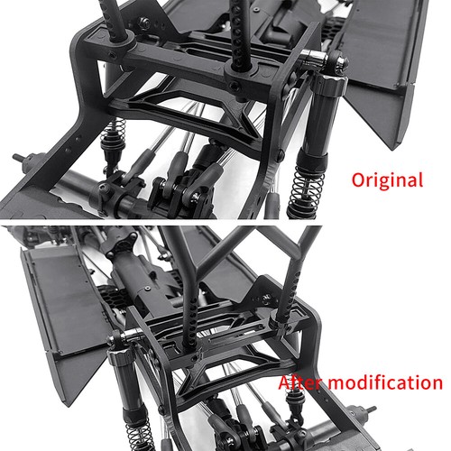 Supporti montanti corpo torre ammortizzatore posteriore in metallo per 1/10 assiale SCX10 PRO AXI03028 - Foto 7 di 10