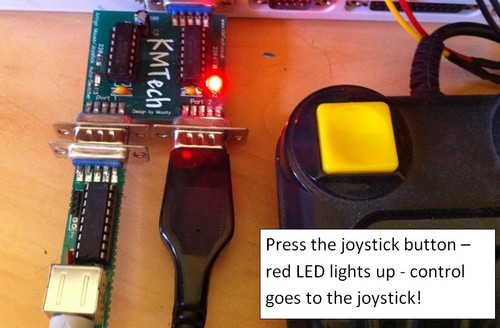 NEW IMPROVED VERSION Joystick / Mouse Auto Switcher KMTech Amiga Commodore - Picture 5 of 6