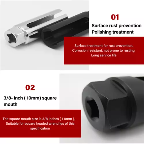 7PCS 1/2"Drive Oxygen Sensor / Lambda Sensor Socket Set Tool All Sizes AU - Picture 5 of 11