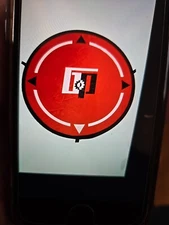 Deco Gear Drone Landing Pad with Ground Spokes & Carrying Case 31.5” Red Black