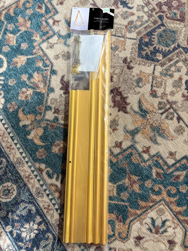 Masters Touch 15.2x16x20.7in Gold Hobby Lobby Foldaway Table Easel (NEW) 2010