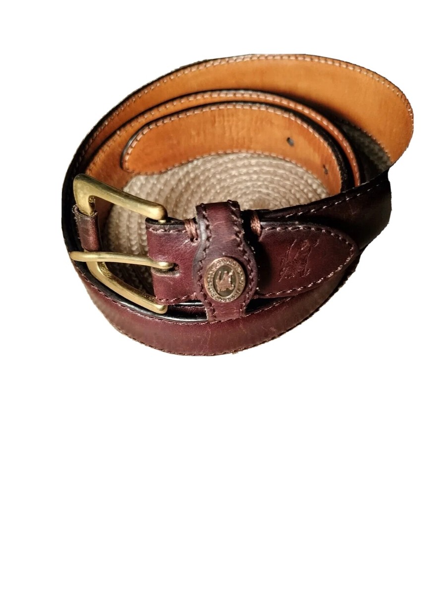 Vintage Burberry of London Belt Men's Brown Leather Size 36