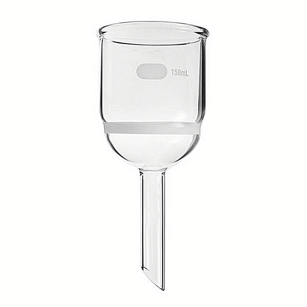 BUCHNER FILTER FUNNEL, PREMIUM BOROSILICATE GLASS, 80ml POROSITY G1 TO