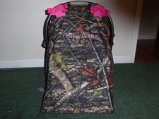  TRUE TIMBER Camo w/Bows and name in Pink Handmade Baby Infant Car Seat Canopy