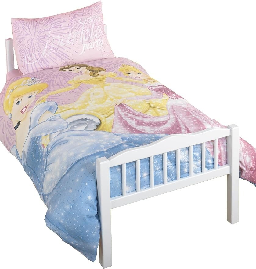 Original Disney Princess Uni University Ropa de Cama Bebé Junior 150x120 Nuevo