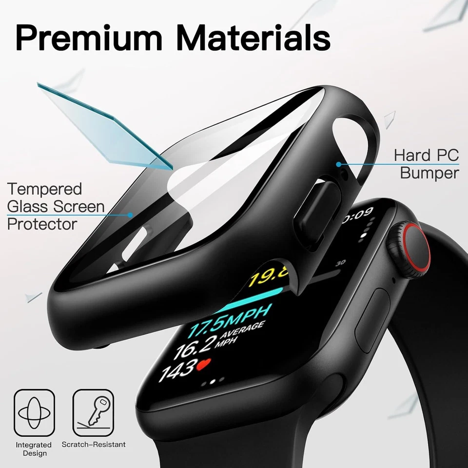 For Apple Watch Series 10/9/8/7/6/5/Ultra 2/1 Waterproof Case+Screen Protector  - Image 3 of 4
