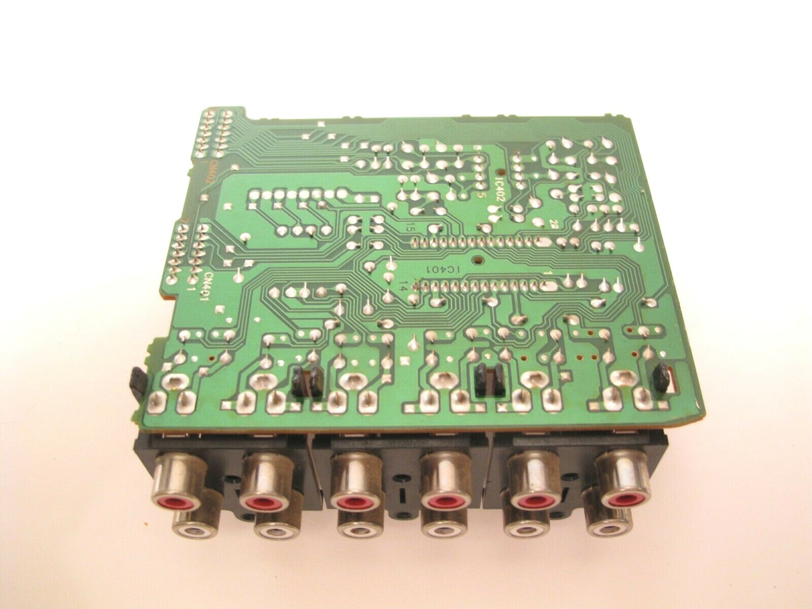 TECHNICS SAGX670 RECEIVER PARTS audio input output RCA jack board