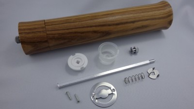 Bausatz Pfeffermühle 15cm mit Keramik Mahlwerk; Pen Kits; Drechselholz, Ceramic
