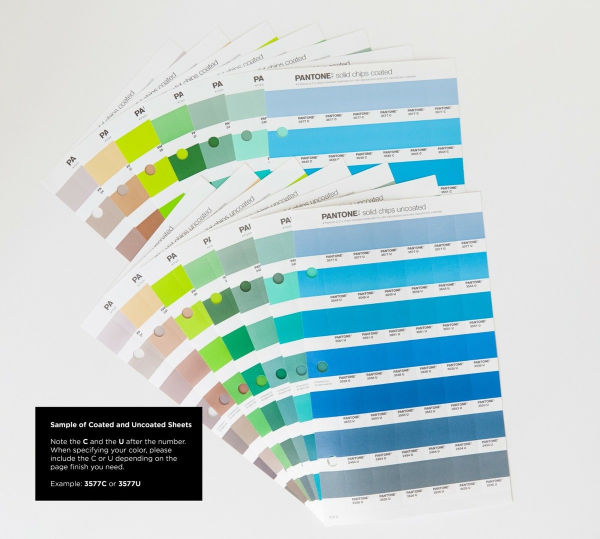 PANTONE Color Chips Sheets - Individual Replacement Pages [Not