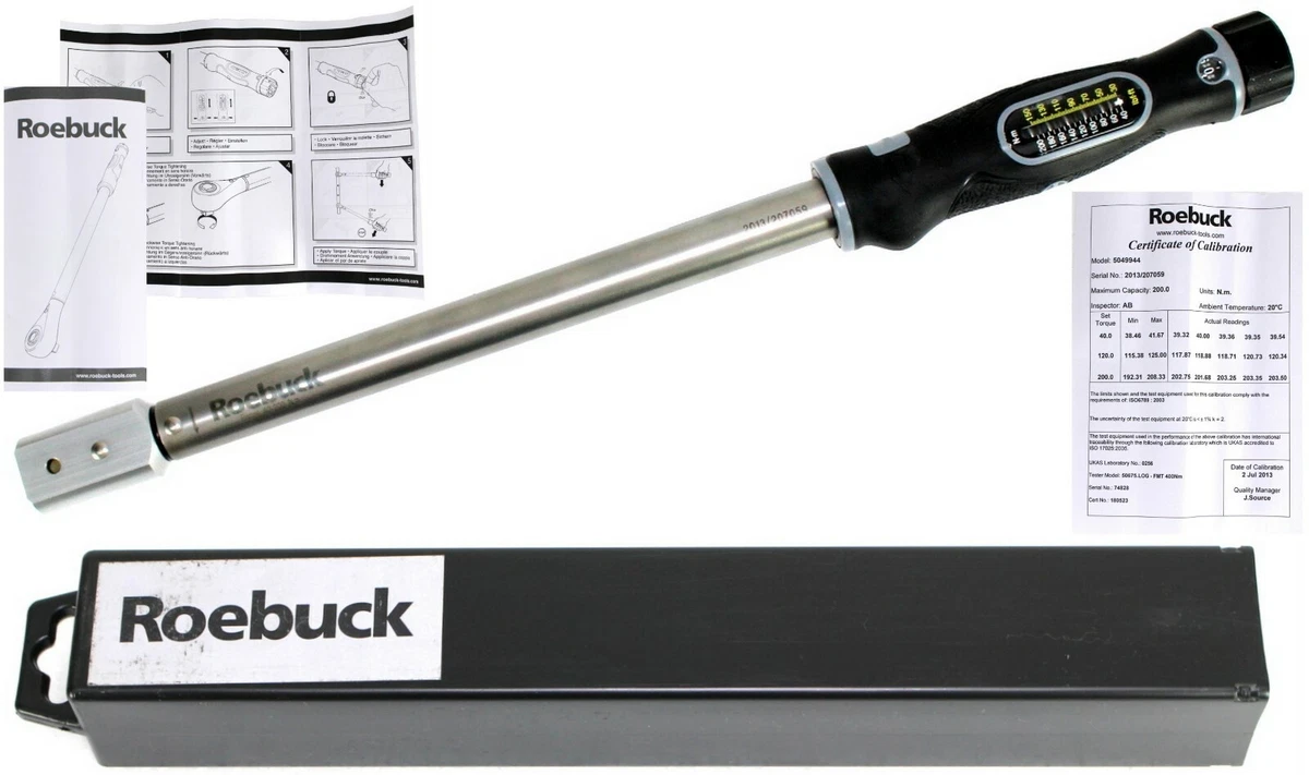 ROEBUCK 14x18 TT200 TORQUE WRENCH Female End