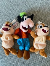 Disney Bean Bags - CHIP, DALE & GOOFY - 3  pieces