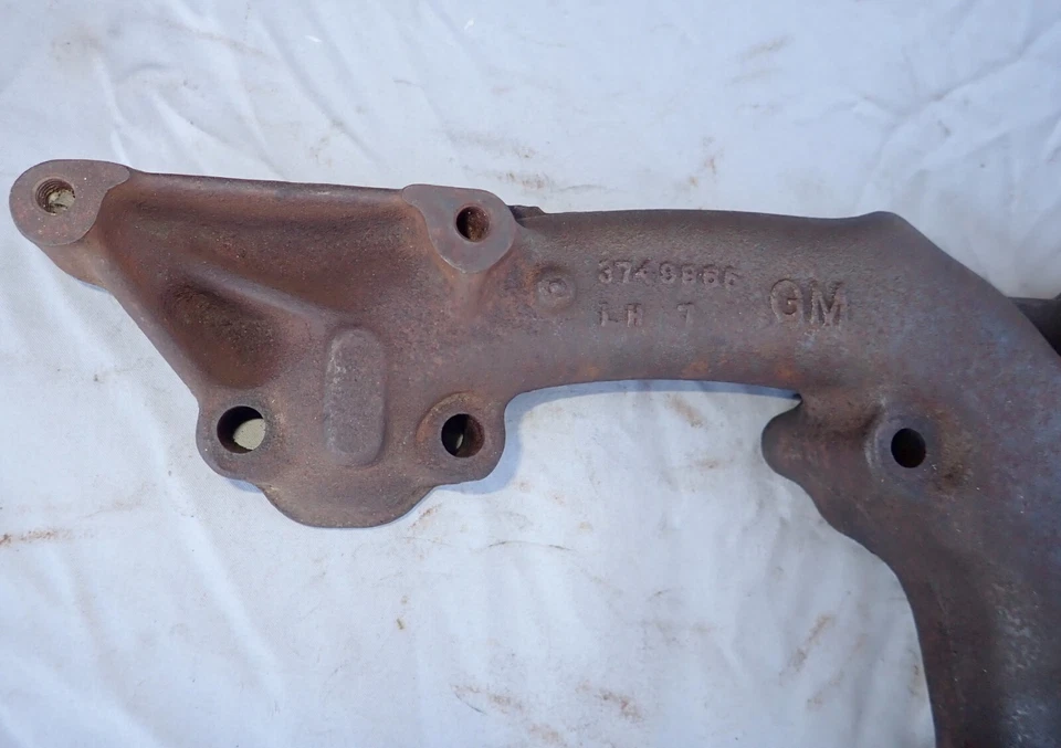 Colector de escape OEM GM SBC Ram Horn 3749965 58-63 Chevy Corvette SB Chevrolet Foto 2 de 4