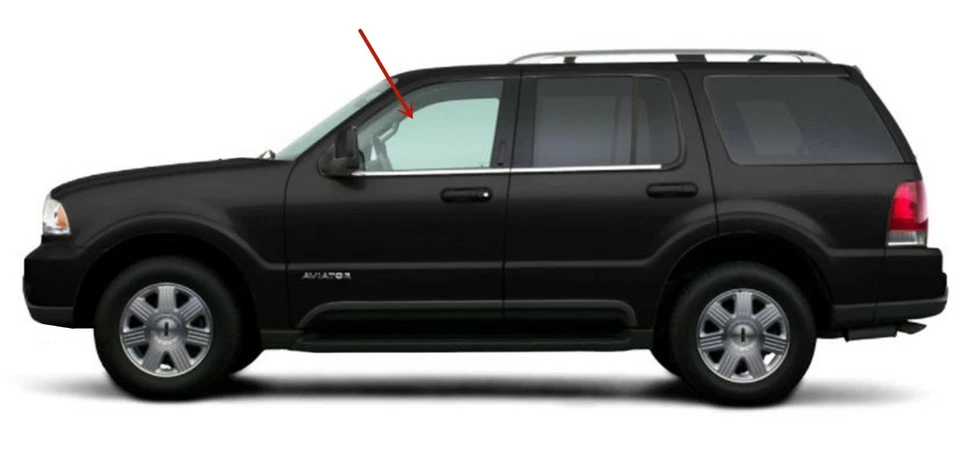 Fit 03-06 Lincoln Aviator 4Dr SUV Driver Left Front Door Window Glass Laminated Foto 2 de 3