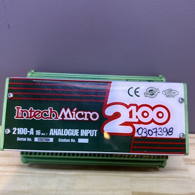 INTECH MICRO ANALOGUE INPUT 2100-A16 REV 1 2100A16