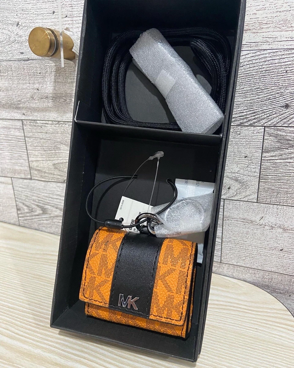 Michael Kors Logo AirPod Lanyard Case for Apple AirPods Pro Honey Comb