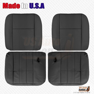 2003 - 2011 For Mercury Grand Marquis Front Driver Passenger Vinyl Cover Black