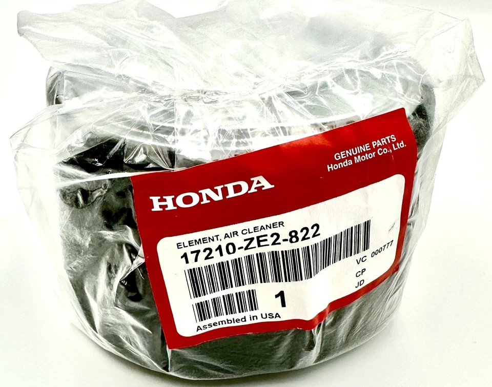 Elemento de filtro de filtro de aire genuino Honda AFZE28 con bujía BPR5ES GX240 GX270 Foto 3 de 4