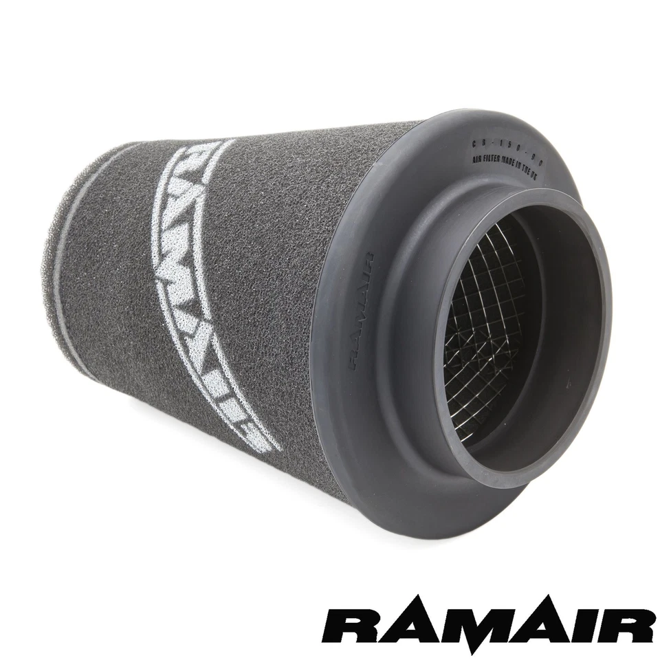 Ramair Performance Induktions-Universalluftfilter - 90 mm ID-Reduzierringe inkl. - Bild 3 von 4