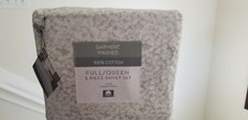 GARMENT WASHED 3 PIECES DUVET SET FULL/QUEEN