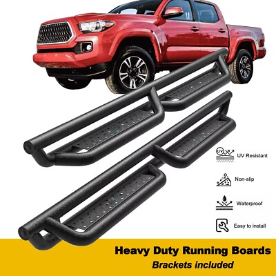 6'' Running Boards for 07-18 Silverado Sierra 1500 Crew Cab Drop Side Step Bars
