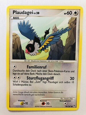 Pokemon Karte Plaudagei Lv.28 95/147 Ultimativer Sieger Deutsch