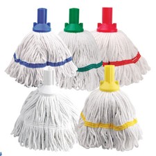 Exel Revolution Mop Head Green - Blue - Red - Yellow 200g  Push Fit