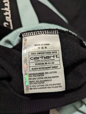 【おすすめアイテム】Carhartt WIP Colour Block Sweat Shirt おすすめアイテム】Carhartt WIP Colour Block Sweat Shirt