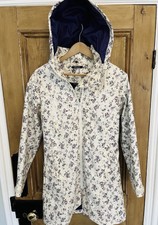 Sos Jensen Raincoat Women White Flower Summer Coat