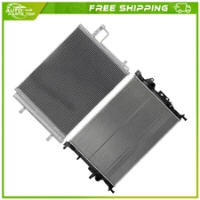Aluminum Radiator and AC Condenser Cooling Kit For 2014-2018 2019 Ford Escape