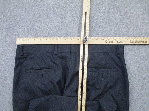 Kenneth Cole Pants Mens 36 Blue Flat Dress Pant Straight Leg 36x30 - Picture 6 of 9