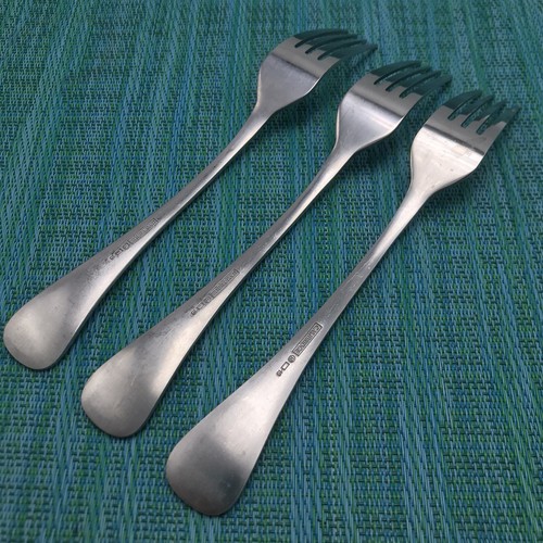 3 cubiertos de acero inoxidable satinado/espejado Cambridge Bailey - HORQUILLAS DE CENA - Imagen 7 de 8