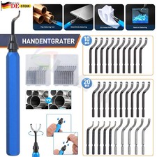 Entgrater Werkzeug Handentgrater mit 10/20x Ersatzklingen Metall Kunststoff Holz