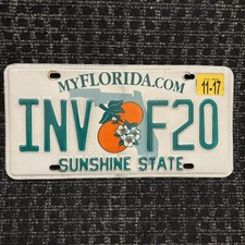 Original US Auto Kennzeichen Nummernschild USA 🇺🇸 Florida Sunshine State