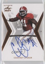 2012 Ultimate Leaf Draft Courtney Upshaw #CU1 Auto 1u6