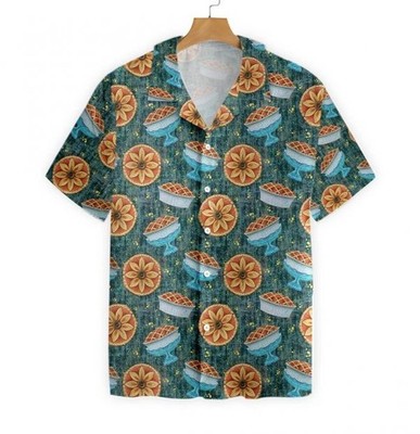 Thanksgiving Autumn Pie Hawaiian Shirt