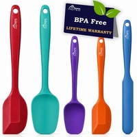 Teigschaber Set Silikon Spatel KüChenutensilien Backen Kochen Mischen 5 StüCk
