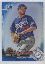 2017 Bowman Draft Chrome Blue Refractor 55/150 Jordan Sheffield #BDC-134 0yd6