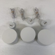 Set of 3 Google WiFi AC1200 Dual-Band Mesh Wi-Fi Point Router - GJ2CQ