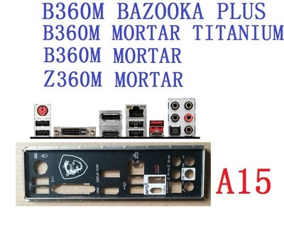 1PCS BACKPLANE IO I/O   FOR   B360M BAZOOKA PLUS B360M MORTAR #vn