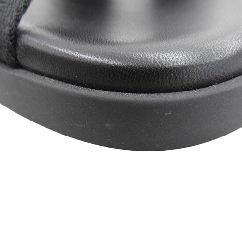 Salvatore Ferragamo Double Cross Band Flat Sandals Women's Black 6 pumps 6 black - Picture 3 of 6