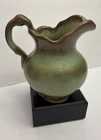 Vintage FRANKOMA POTTERY 30A PRAIRIE GREEN PITCHER CREAMER