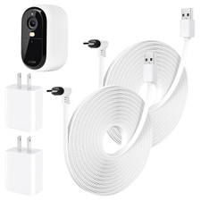 2Pack 25FT Power Cable Compatible with Arlo Essential 2K Outdoor Security Cam...
