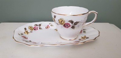Vintage Herzogin Porzellan Tasse und Sandwichteller Set