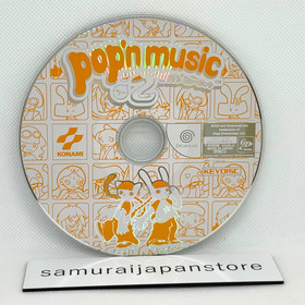 POP'N MUSIC 2 KONAMI SEGA Dreamcast DC Used Tested Japanese ver with Case