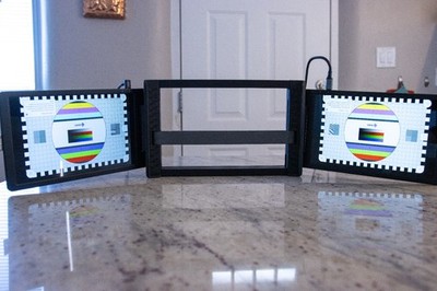 Xebec Tri-Screen 2 (XTS2) 10.1'' IPS LCD Dual Screen Monitor OPEN BOX