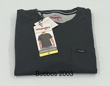 Wrangler Men's Pocket Tee, Gray, Size S