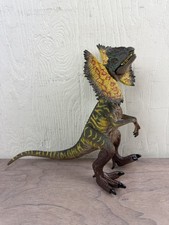 Dilophosaurus Dinosaur Action Figure Toy Frill Spitting Pose Jurassic Park Style