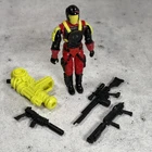 Vintage GI Joe Crimson Guard Commander Figure Near Complete 1993 Battle Corps