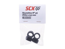 SCX Rubber Tires Kit 43 x4 Pack Classic Advance U10336 1/32 Slot Car Parts